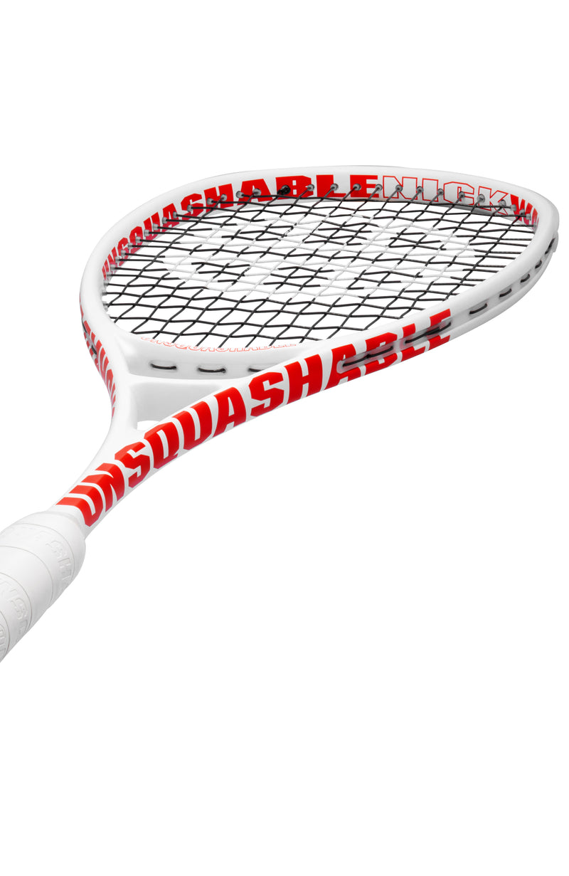 UNSQUASHABLE NICK WALL AUTOGRAPH squashracket - UNSQUASHABLE.NL EXCLUSIVE