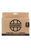 UNSQUASHABLE TOUR-TEC PRO PU vervang Squash Grip - 6 Grip verpakking - UNSQUASHABLE.NL EXCLUSIVE