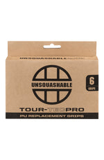 UNSQUASHABLE TOUR-TEC PRO PU Replacement Squash Grip - 6 Grip Pack
